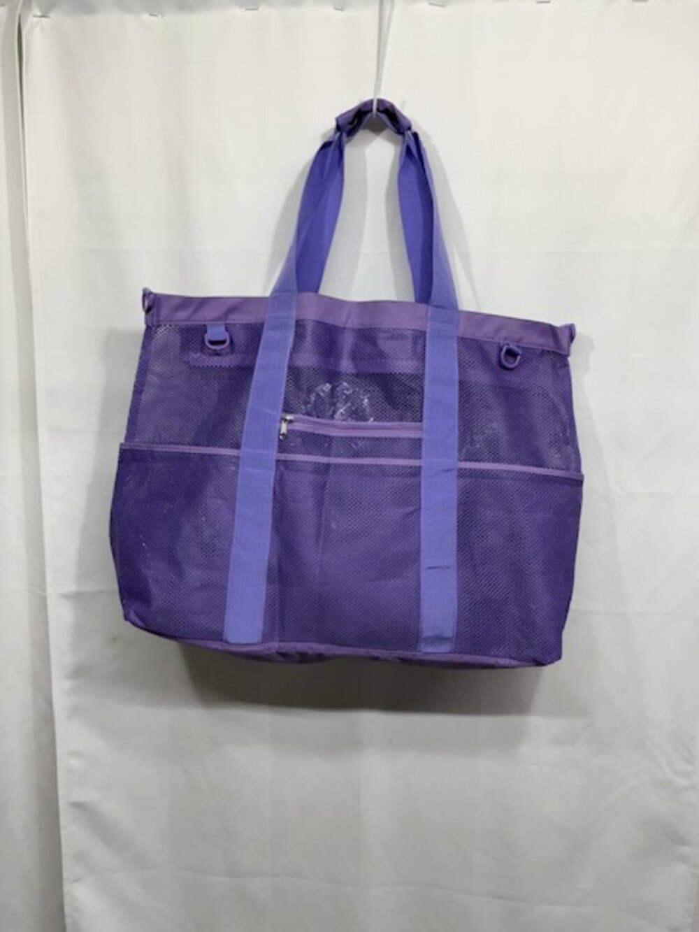 Large Mesh Beach/Laundry/Shopping Bag - Purple